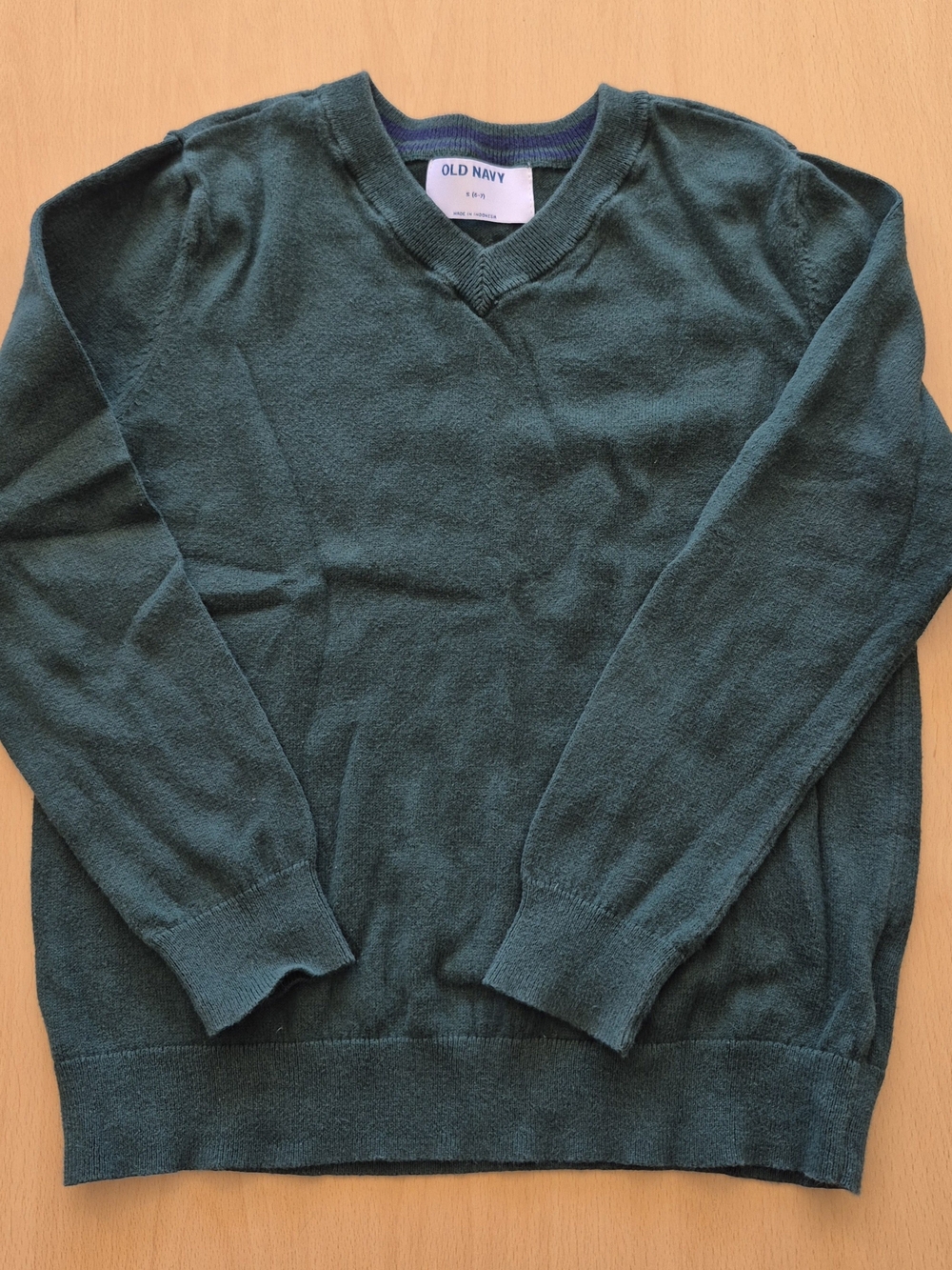 Old Navy Boy's V-Neck Sweater - Forest Green